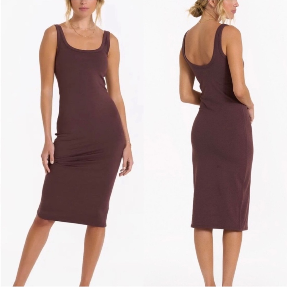 Vuori Halo Essential dress XS - chestnut heather